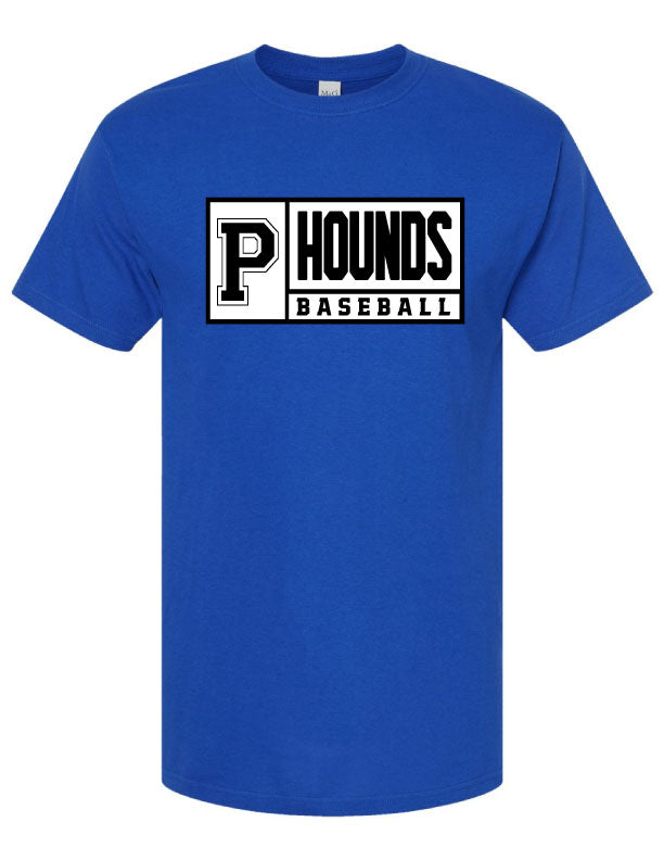 Hounds Block Baseball T-Shirt