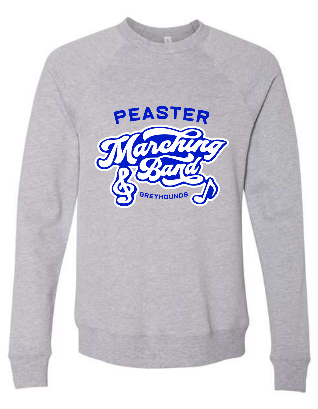 Peaster Marching Band Music Notes Crewneck