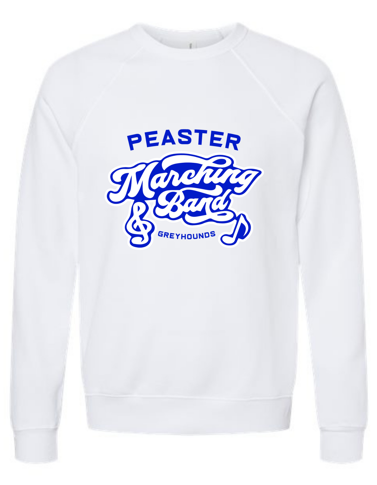 Peaster Marching Band Music Notes Crewneck