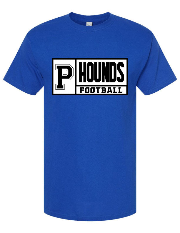 Hounds Block Football T-Shirt