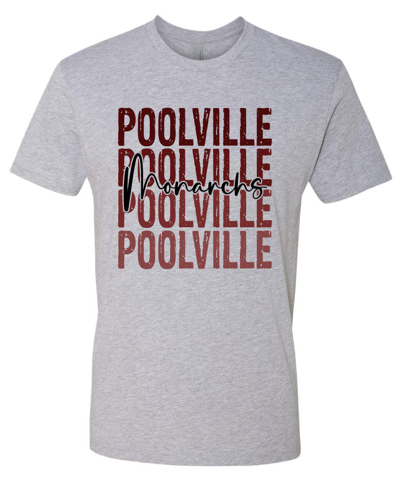 Poolville Stacked T Shirt