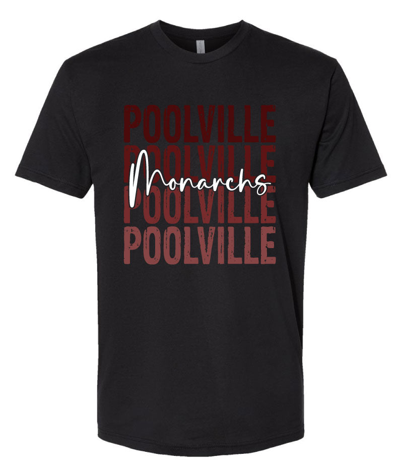 Poolville Stacked T Shirt