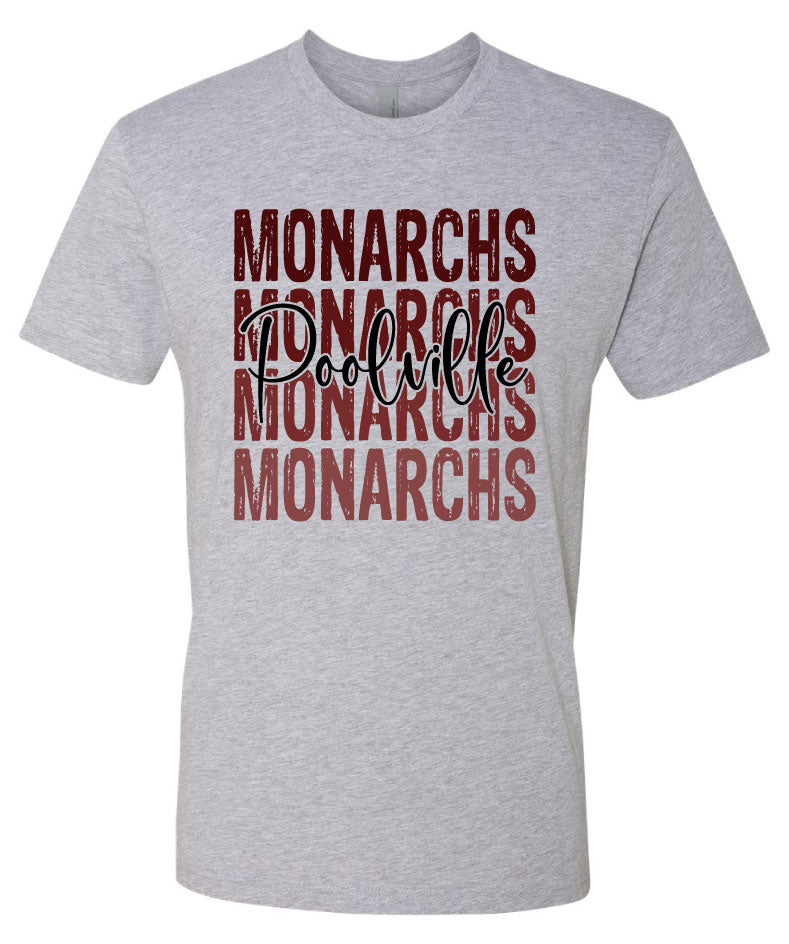 Monarchs Stacked T Shirt