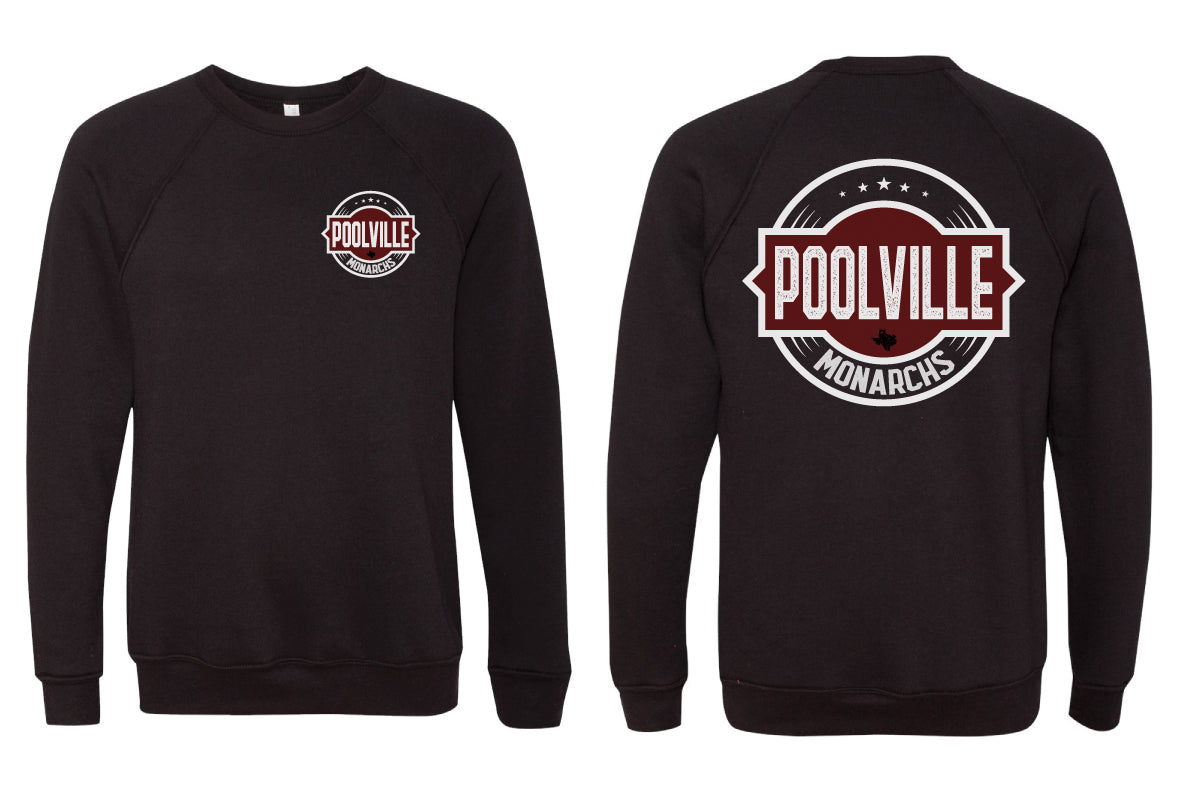 Poolville Badge Logo Crewneck Sweatshirt