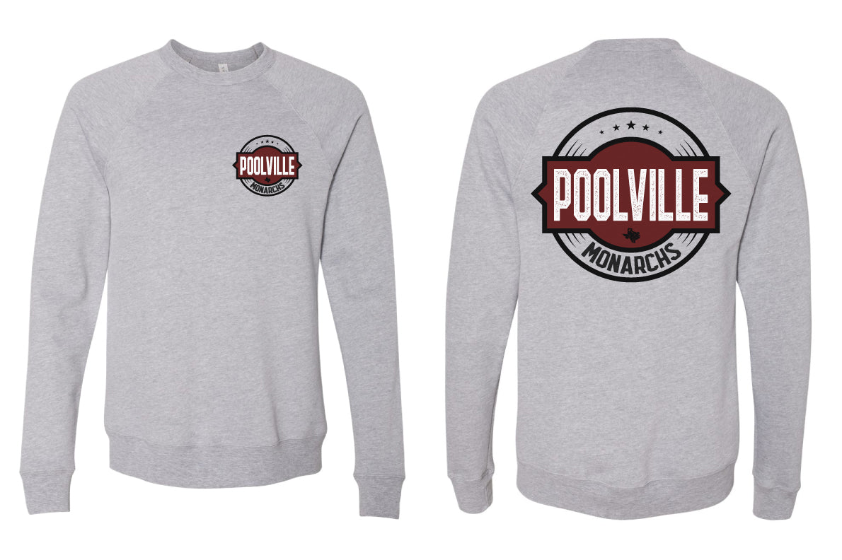 Poolville Badge Logo Crewneck Sweatshirt