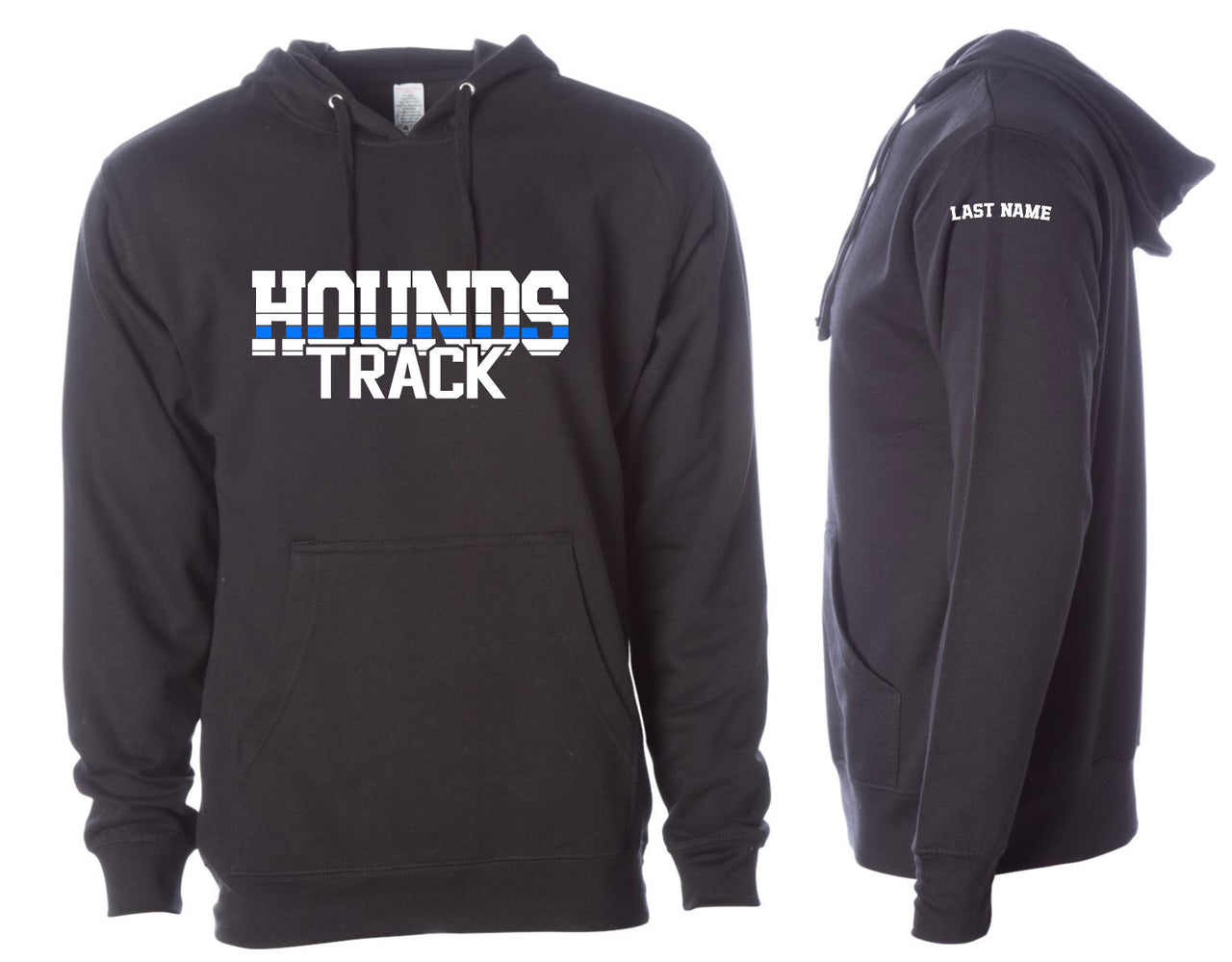 Hounds Track Hoodie (optional name)