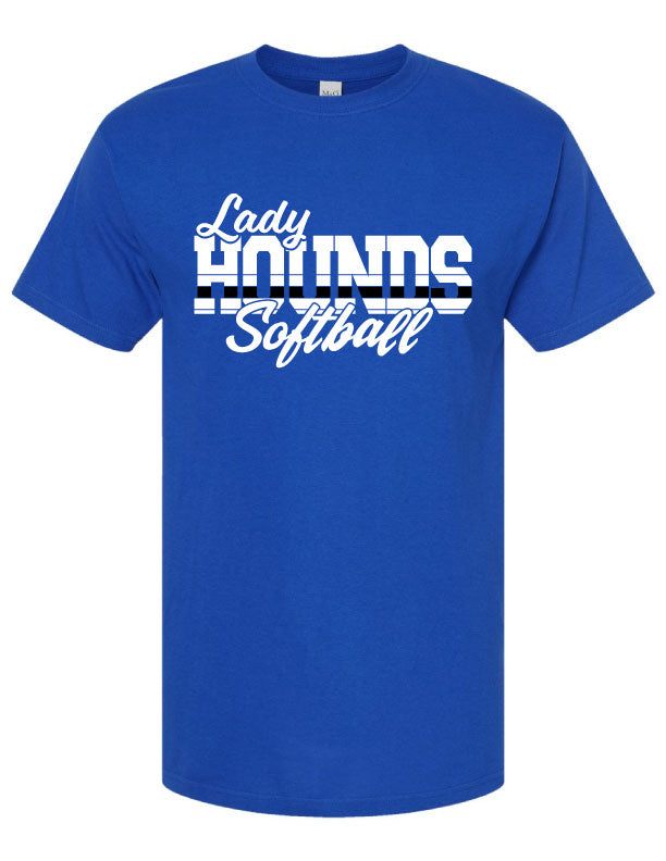 Lady Hounds Softball (optional name & number) T-Shirt