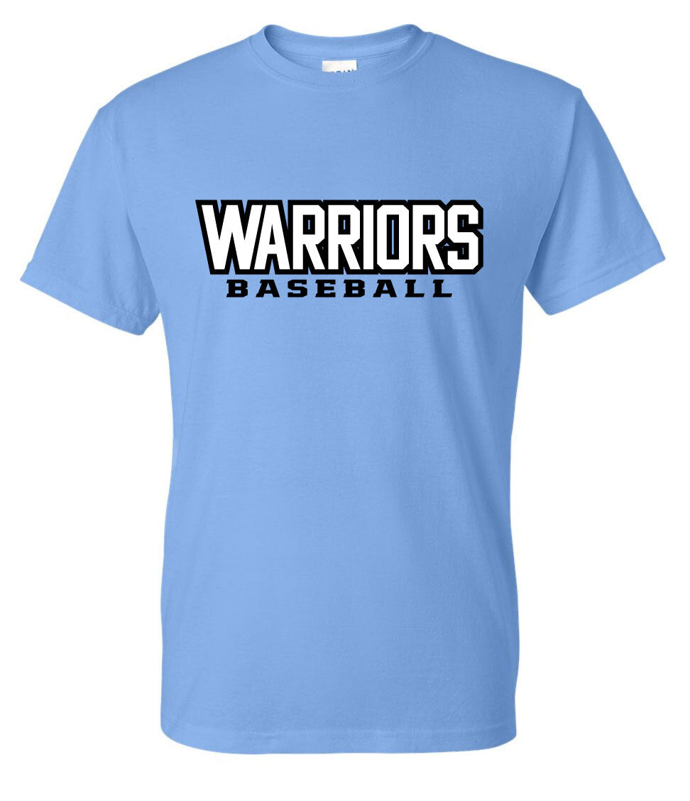 Warriors Baseball T-Shirt Blue